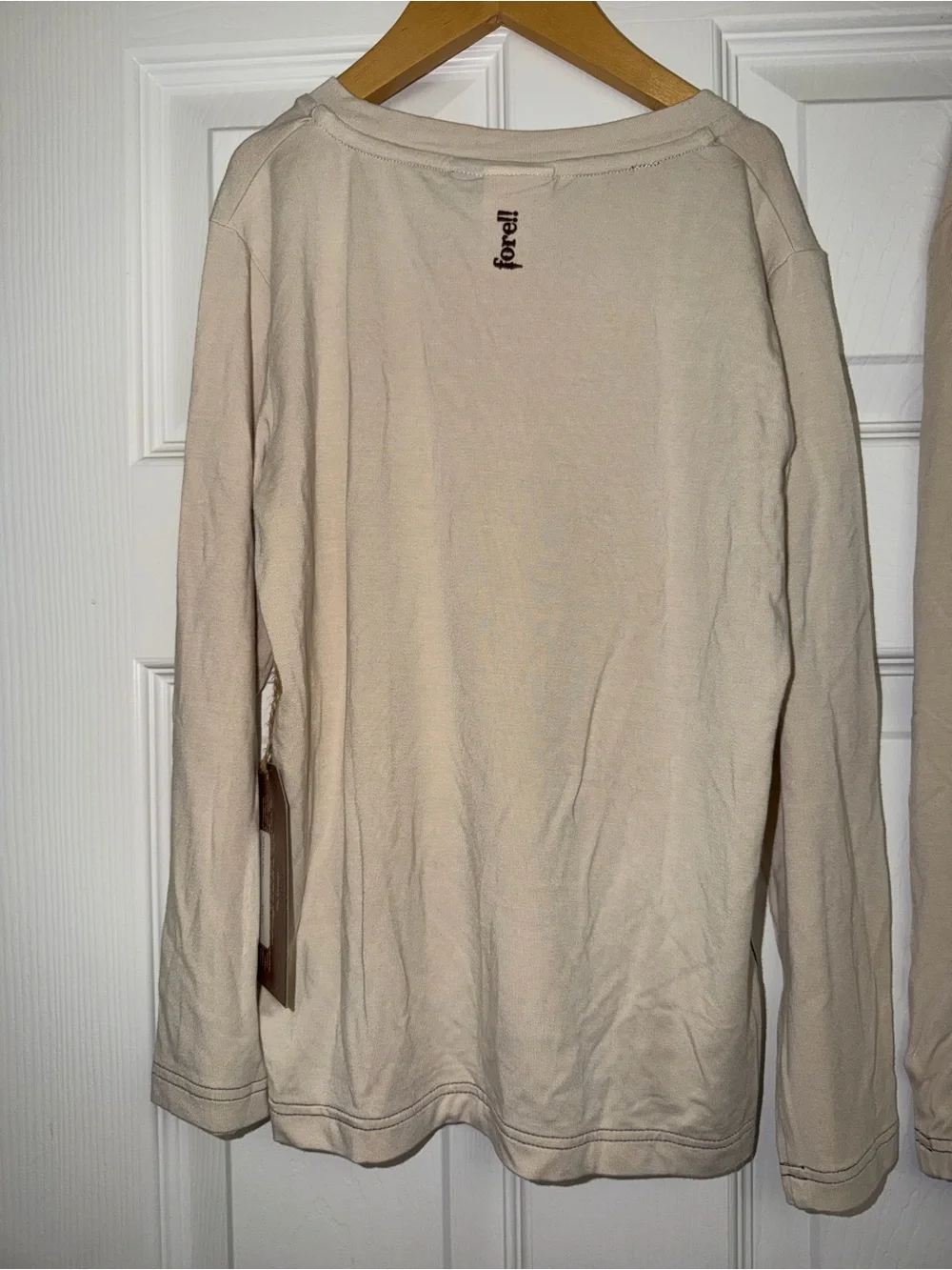 NWT Axel & Hudson Boys Lion Crest Long Sleeve Tee | Cream